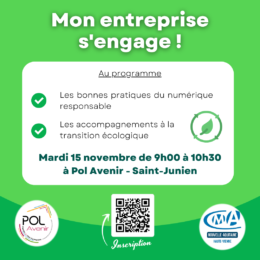 Atelier "Mon entreprise s'engage"