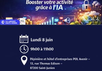 Et si vous profitiez d’un moment convivial pour découvrir comment l'IA peut vous aider à booster votre activité?